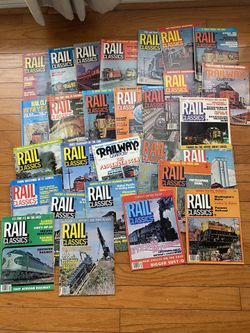 25 Rail Classics Magazines From The Late 70’s To Early 80’s