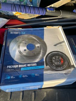 Detroit Axle Premium Cast Iron Brake Rotors