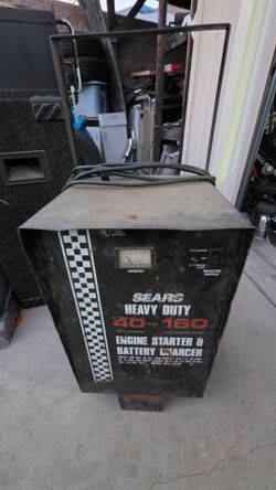 Car battery charger and starter