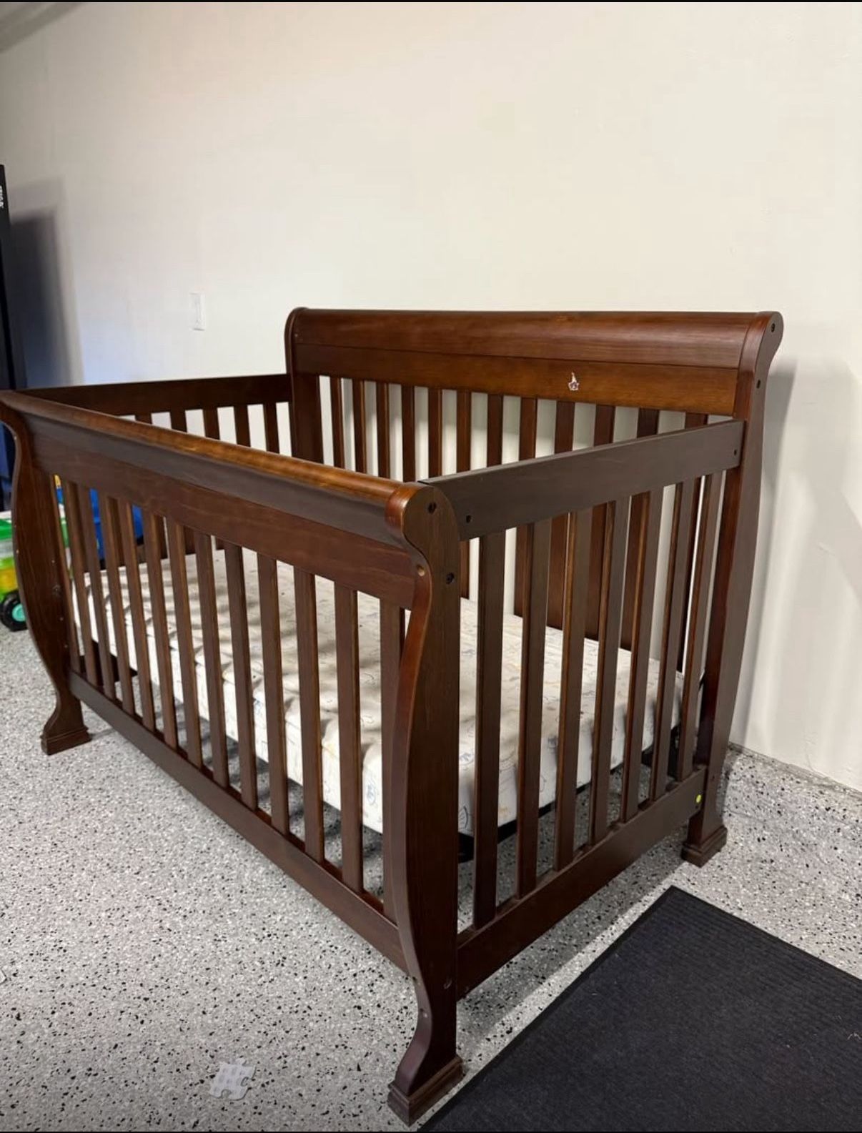 Crib and mattress set is $100. Negotiable.