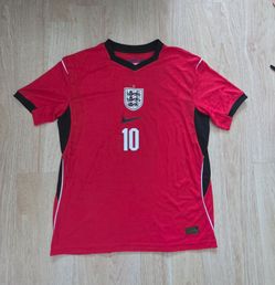 New England Red Soccer Jersey size L o XL
