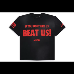 🔥 Hellstar Beat Us T-Shirt – Red/Black | Size Large | Brand New Never Worn!