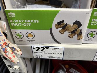4 Way Brass Shut Off Valve