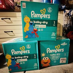 Pampers Size 1 (3 Boxes Available)