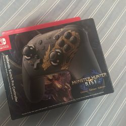 Nintendo switch pro controller (Monster hunter Rise edition)