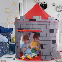 Kids Portable Play Knight Castle Tent Outdoor And Indoors