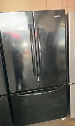 Kitchen Aid French Door Black Refrigerator
