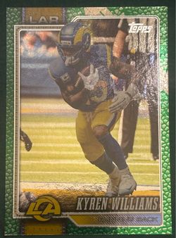 2026 Topps Flagship Kyren Williams #114 Green Football /99 62/99 Rams