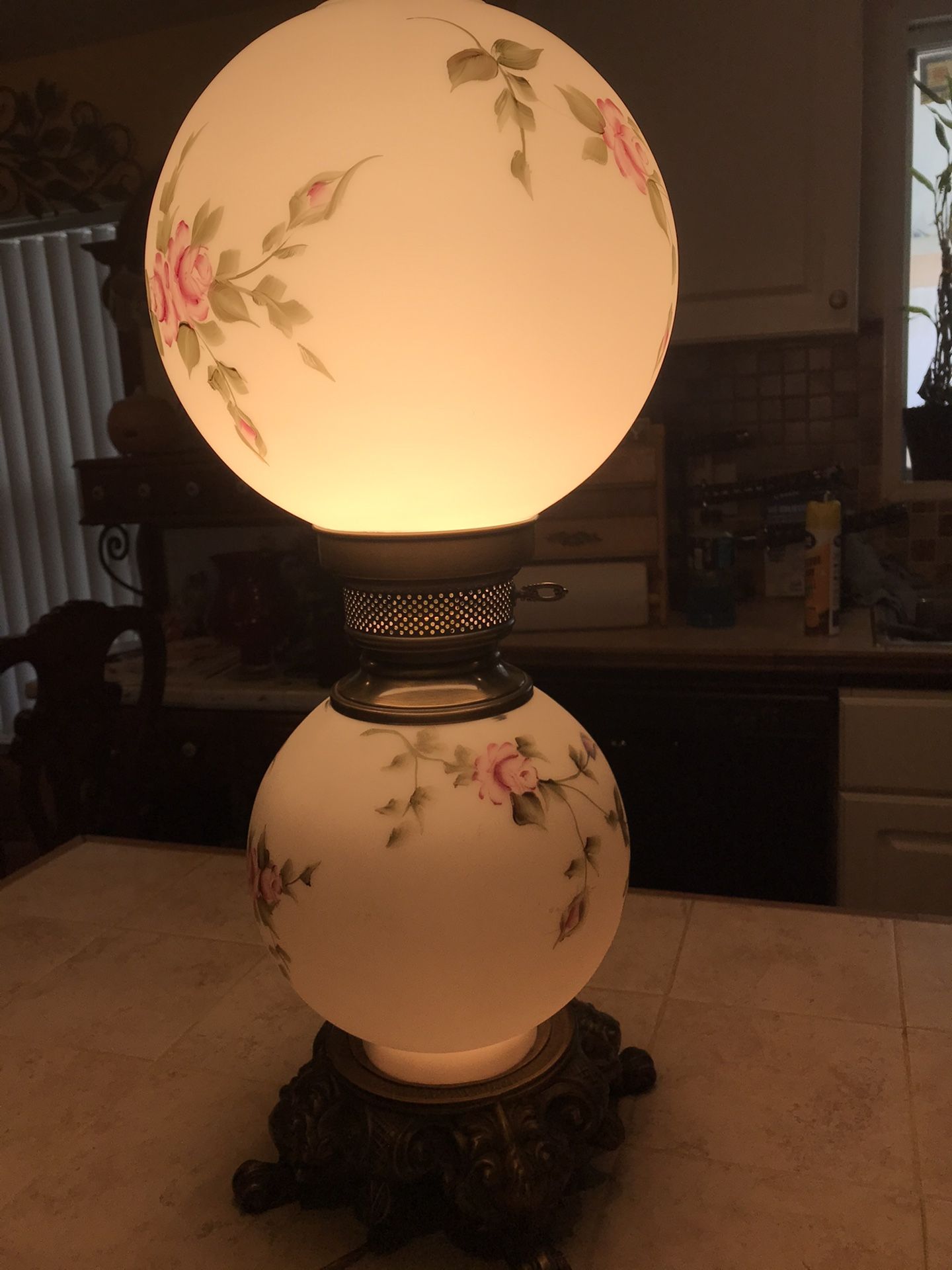 Antique 1950 table lamp