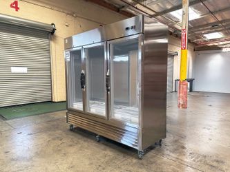 NSF Commercial 3 Door Stainless Steel Refrigerator KR-82BG1