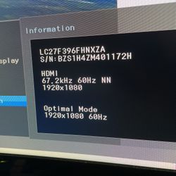 Samsung 24inch Monitor Curved