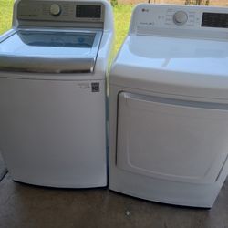 LG Washer And Electric Dryer 