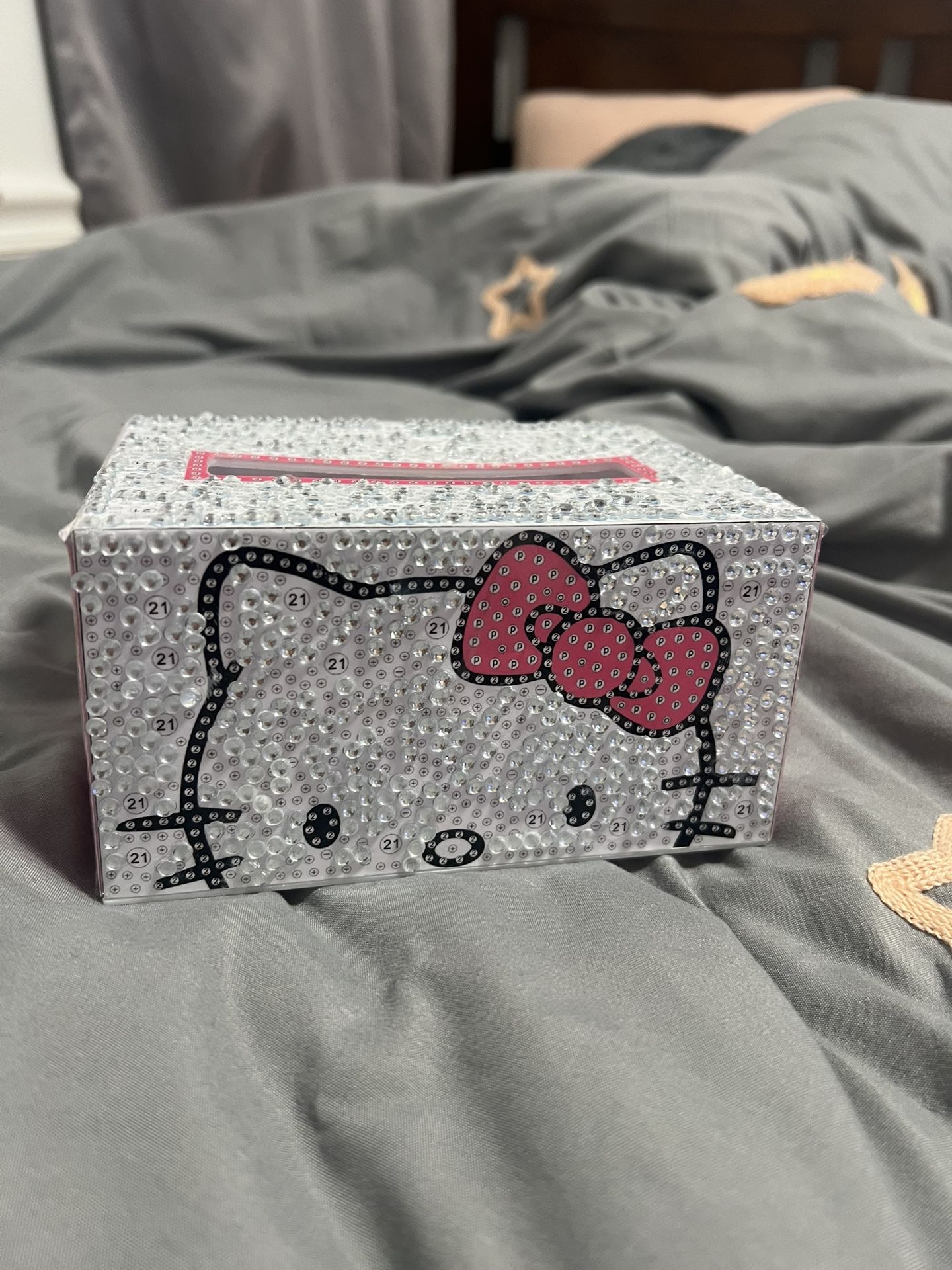 Blinged Out Hello Kitty Tissue Box