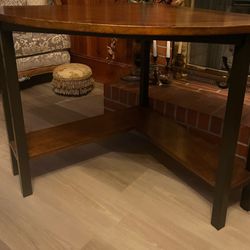 Corner Table Desk TV Stand