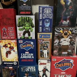 Disney Star Wars Marvel Bobbleheads 