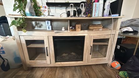 Heater/TV stand for living room