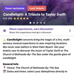 Candlelight Concert - Taylor Swift tribute