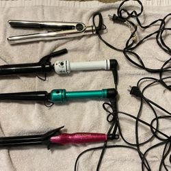 Four Curling Irons $20 All