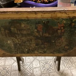 1940s Wooden Folding Table