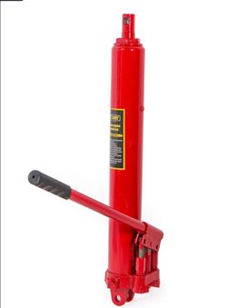 8 Ton Long Hydraulic Ram with Clevis Base Jack Hoist Manual Double Cherry Picker Pump (Fits: Garage/Shop Cranes, Engine Hoists, and More)