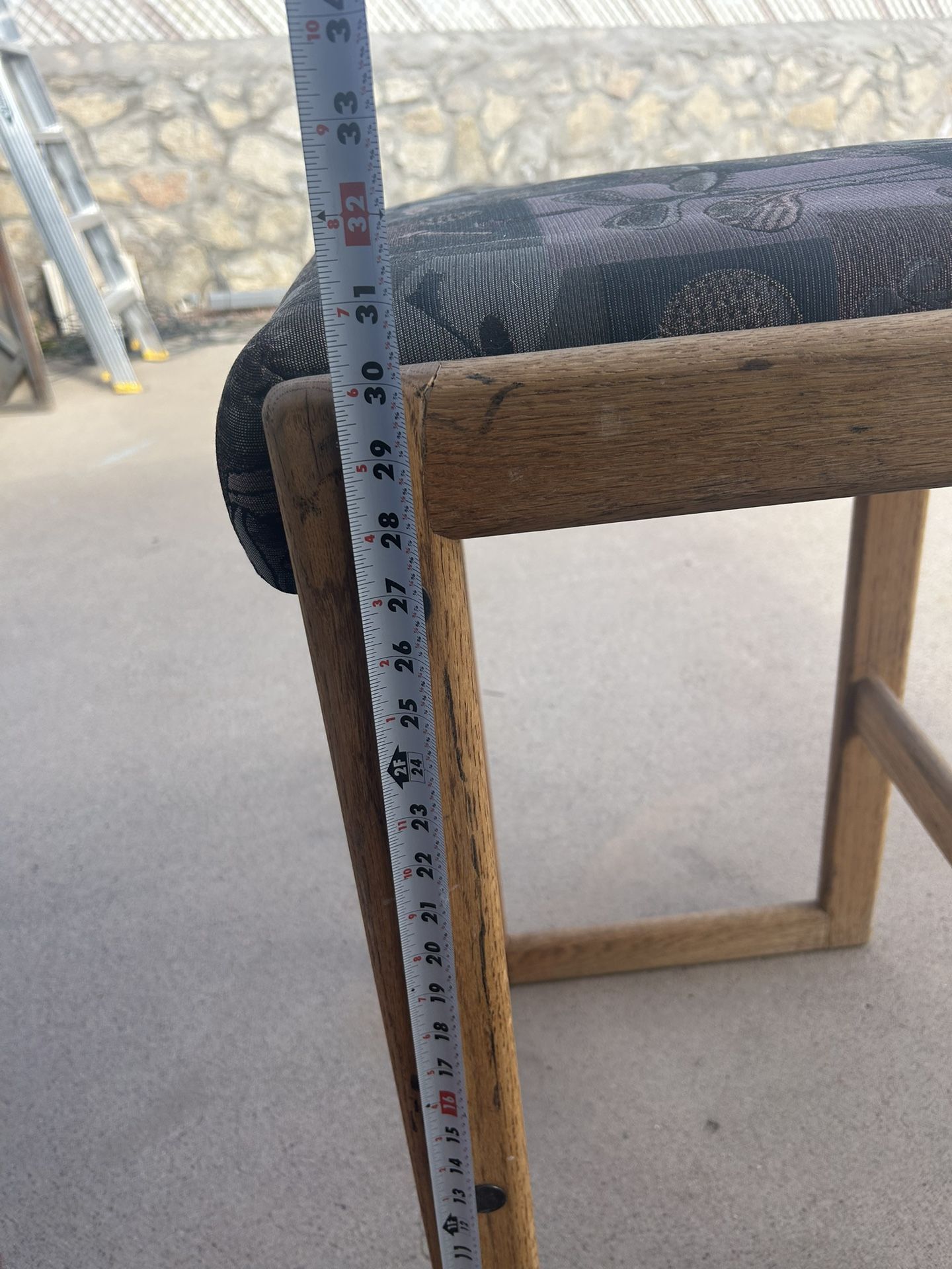 πͺ Two Wooden Tall Chairs β $50 OBO