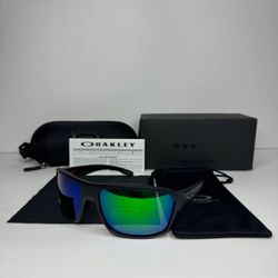Oakley Splitshot Green Lens/blue Black Frame 