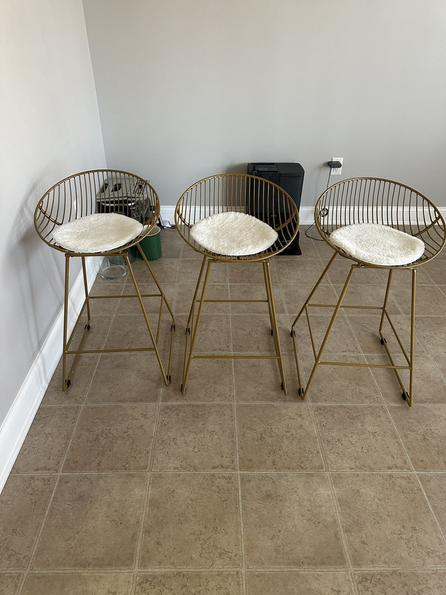 Three Bar Stools