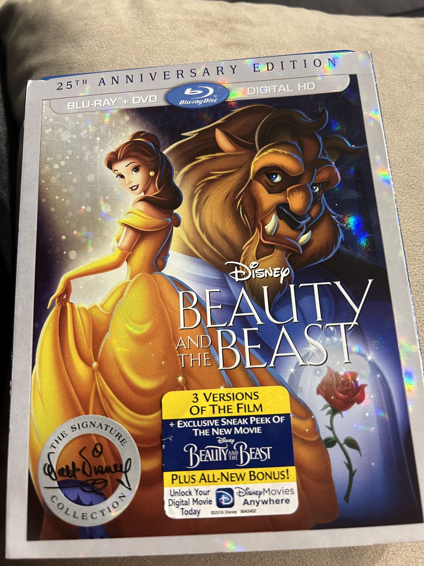 Beauty and the Beast Blu-Ray/DVD/Digital HD