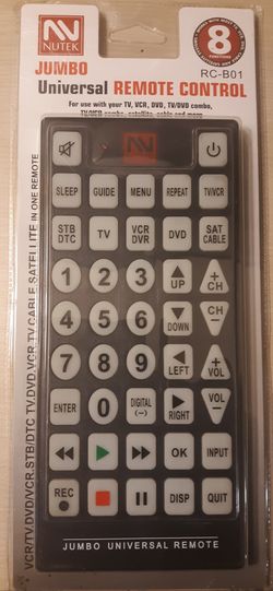 New!! Jumbo universal remote control