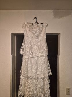 Dress with veil