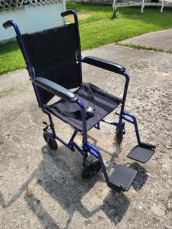 Transport Chair And Walker With Seat