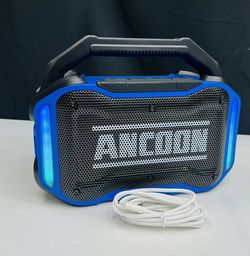 ANCOON Speakers Bluetooth Wireless: 80W(Peak) Loud Speaker with Bass, 20H Playtime, IPX6 Waterproof, Large Jobsite Speakers for Work, Outdoor, Worksho