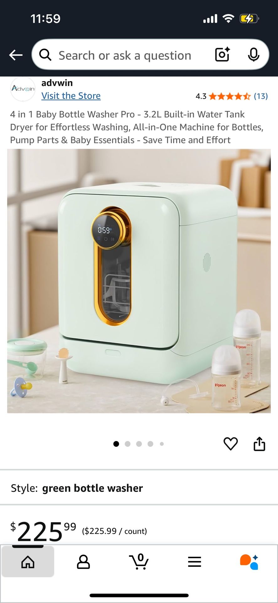 4 in 1 Baby Bottle Washer Pro - ADVWIN