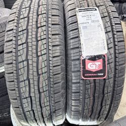 2 New 265/70/17 GENERAL GRABBER Tires 