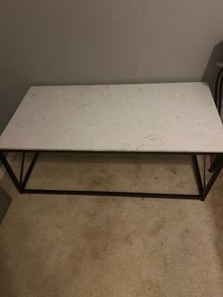 Marble coffee table