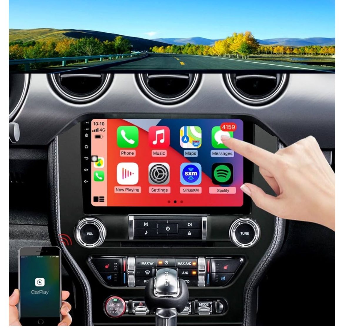 Ford Mustang 2015-2020 - Wireless Apple Carplay and Android Auto