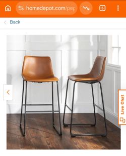 ✨ Modern Counter Height Stools – Set of 2 ✨