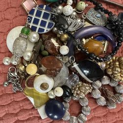 Vintage Pieces For Crafting, Jewelry, Dolls
