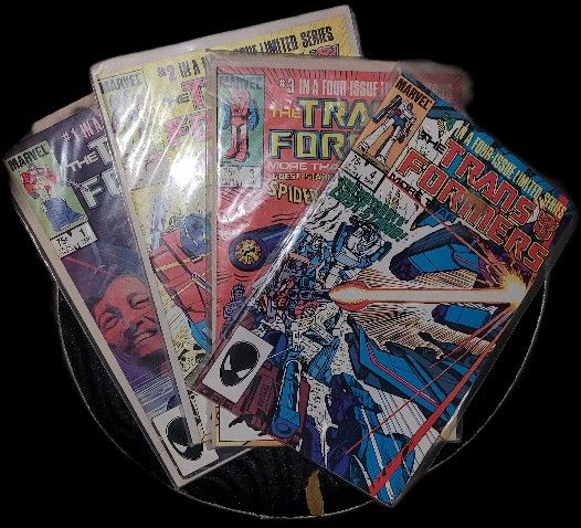 TRANSFORMERS COMIC BOOKS FIRST FOUR ISSUES EVER