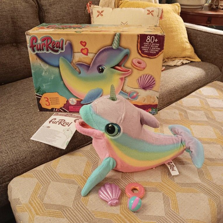 furReal Wavy The Narwhal Interactive NEW/OPEN BOX