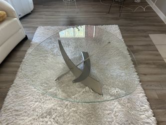glass cocktail sofa table