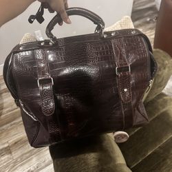Brown Weekender Bag -Medium 