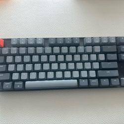 Keychron k8 Mechanical Keyboard, Wireless, Red Switch (quieter typing sound)