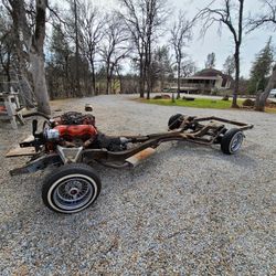 1959 Impala 2 Dr Hardtop Canadian Frame Rolling Chassis &348