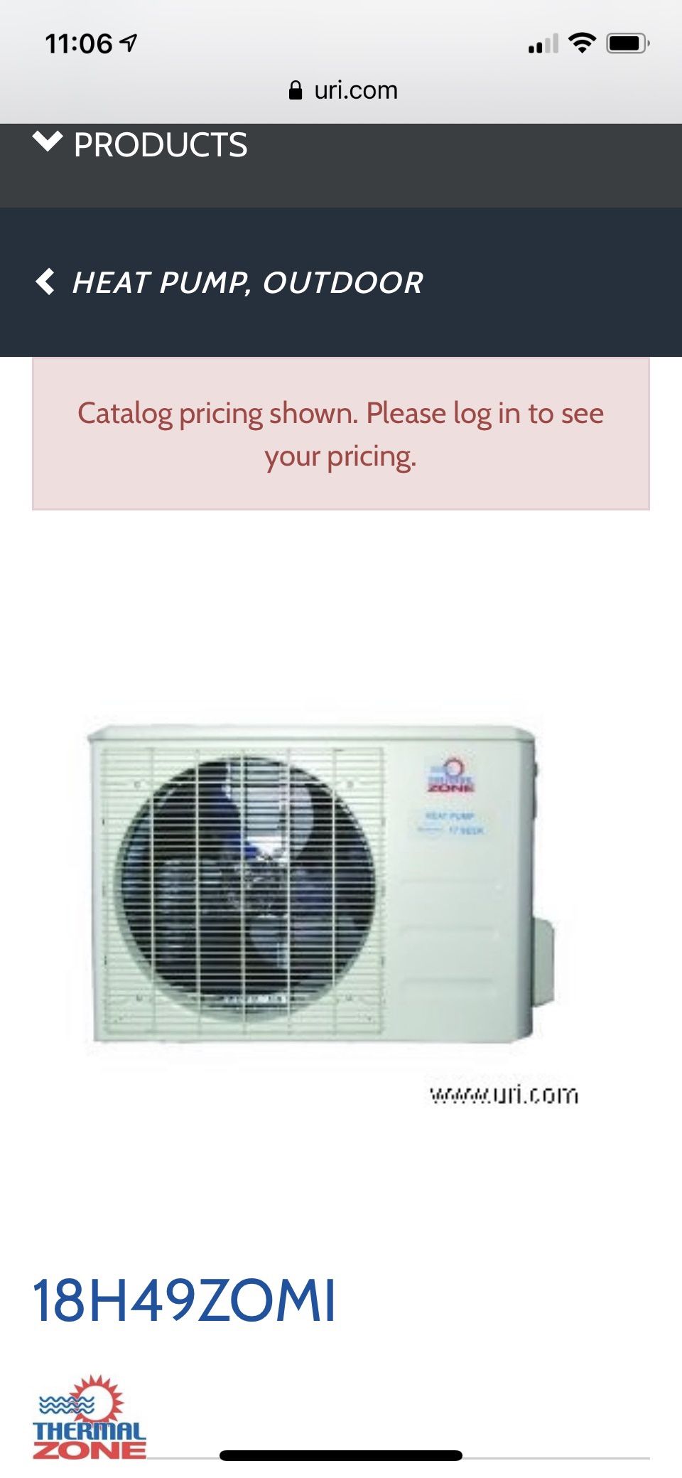 Thermal zone AC Matching Ductless Mini Split Inverter and Heat Pump System Package