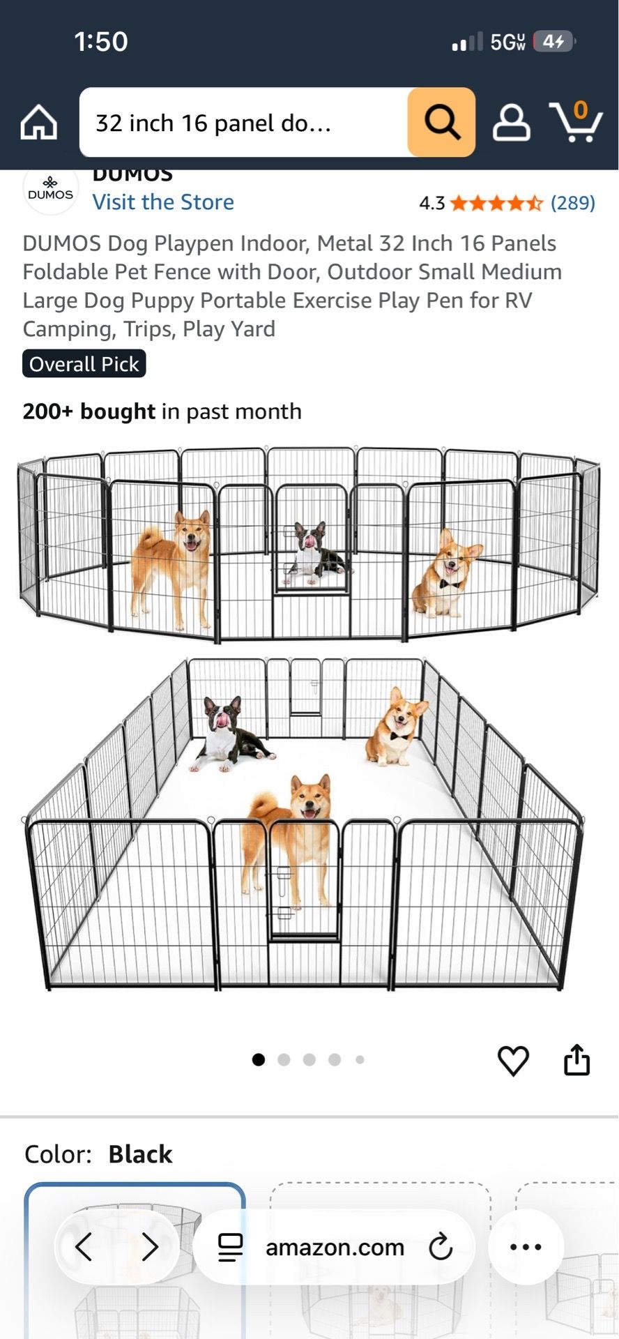 Brand new Dog cage heavy duty for $90