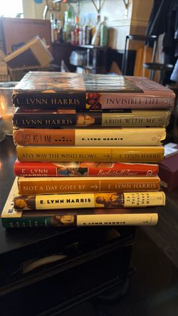 E Lynn Harris hardback books (8)