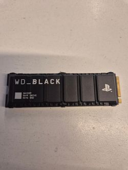 WD_BLACK 1TB SN850P NVMe M.2 SSD Officially Licensed Storage Expansion for PS5 Consoles, up to 7,300MB/s, with heatsink - WDBBYV0010BNC-WRSN SN 23410P