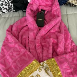 Versace Pink Authentic Robe