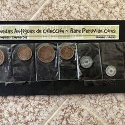 Rare Peruvian Coin Collection 
